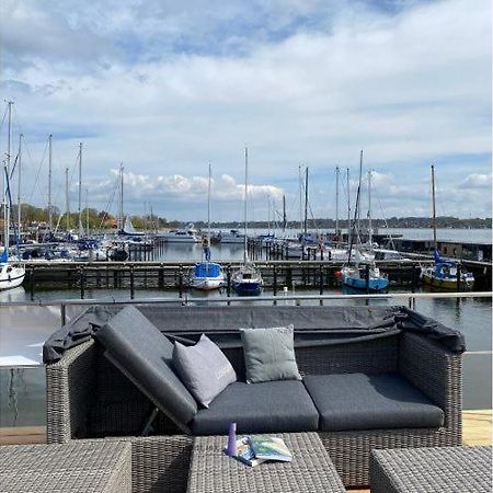 Hausboot Fjord Ankerplatz Mit Biosauna In Szlezwik Zewnętrze zdjęcie